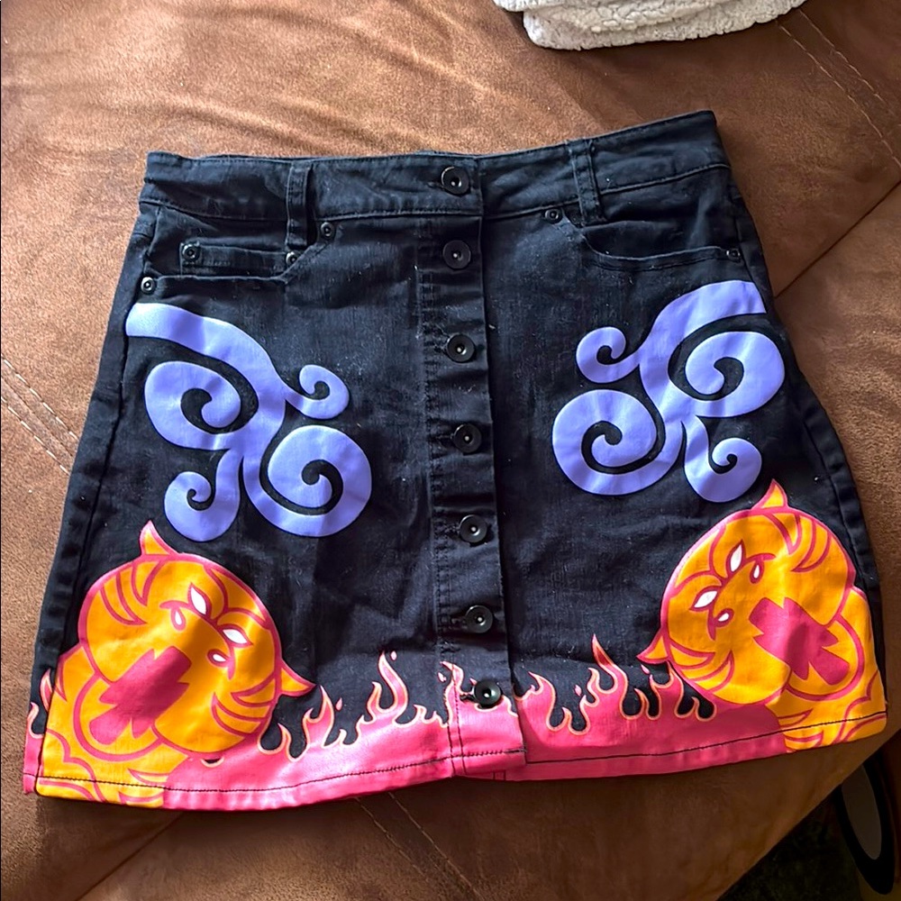 Her Universe Disney Aladdin Magic Carpet Denim Mini Skirt